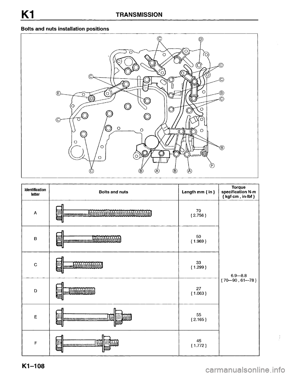 MAZDA MPV 1996  Workshop Manual 