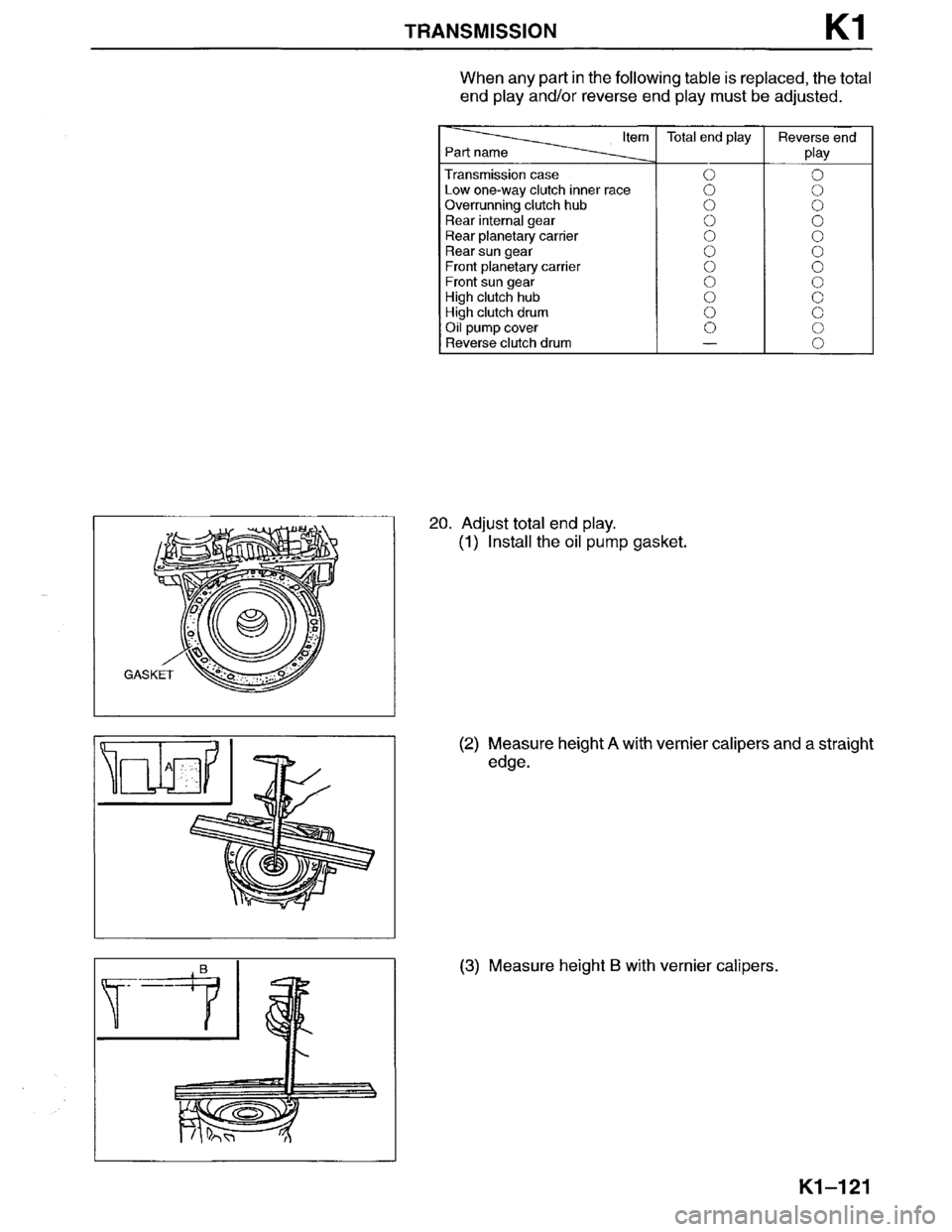 MAZDA MPV 1996  Workshop Manual 