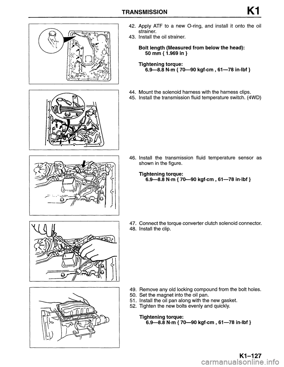 MAZDA MPV 1996  Workshop Manual 