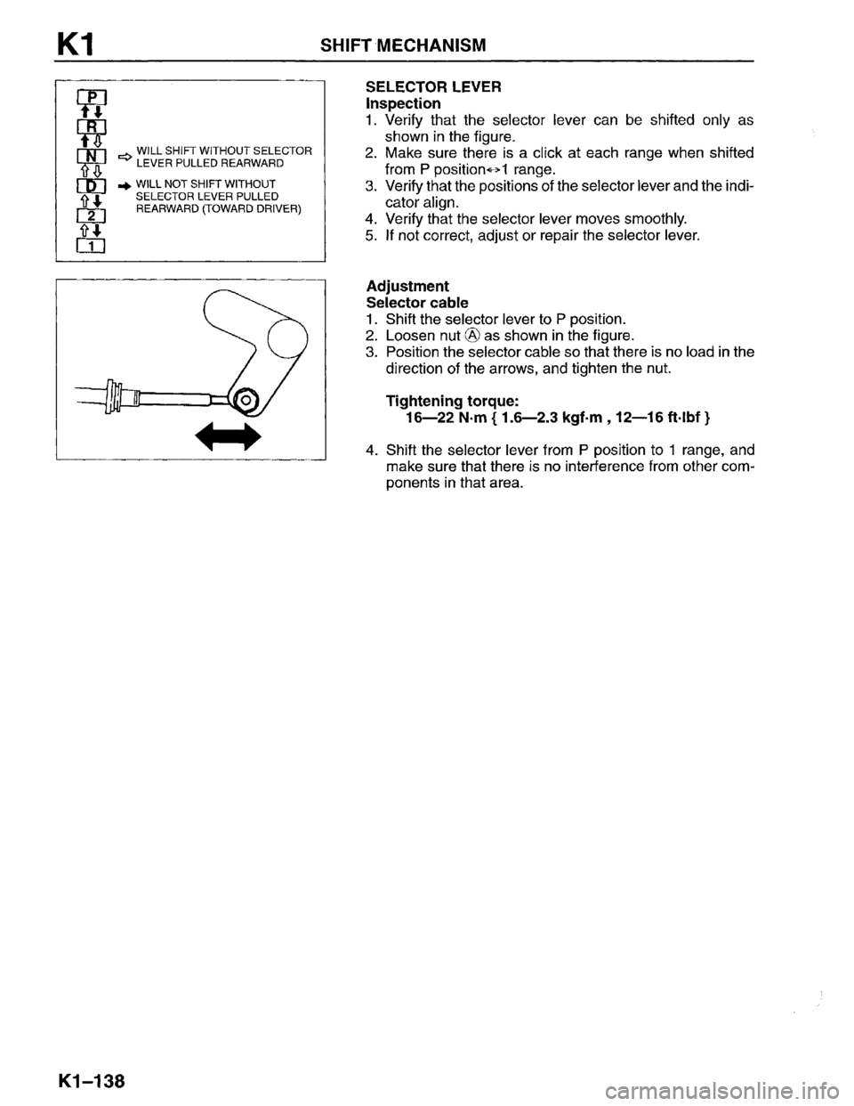MAZDA MPV 1996  Workshop Manual 