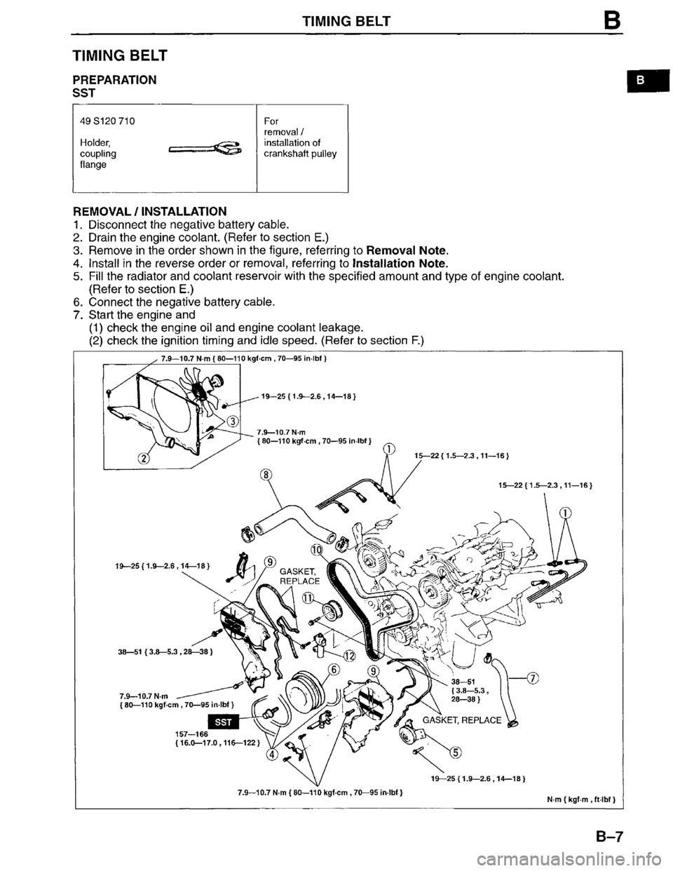 MAZDA MPV 1996  Workshop Manual 