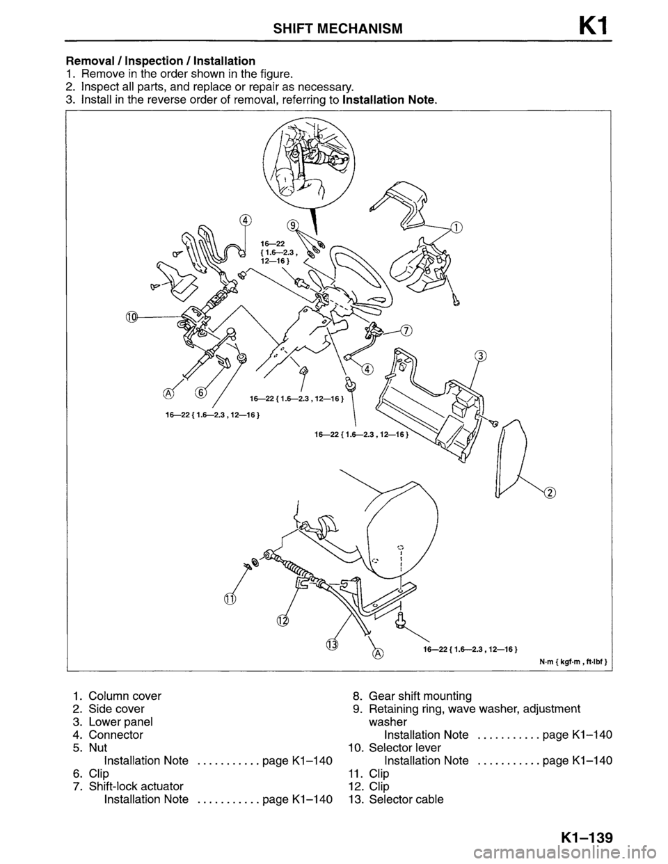 MAZDA MPV 1996  Workshop Manual 