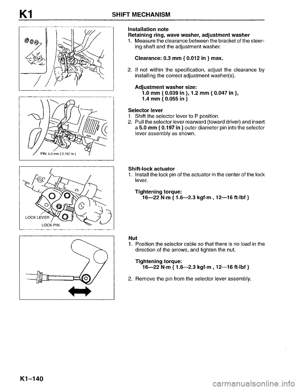 MAZDA MPV 1996  Workshop Manual 