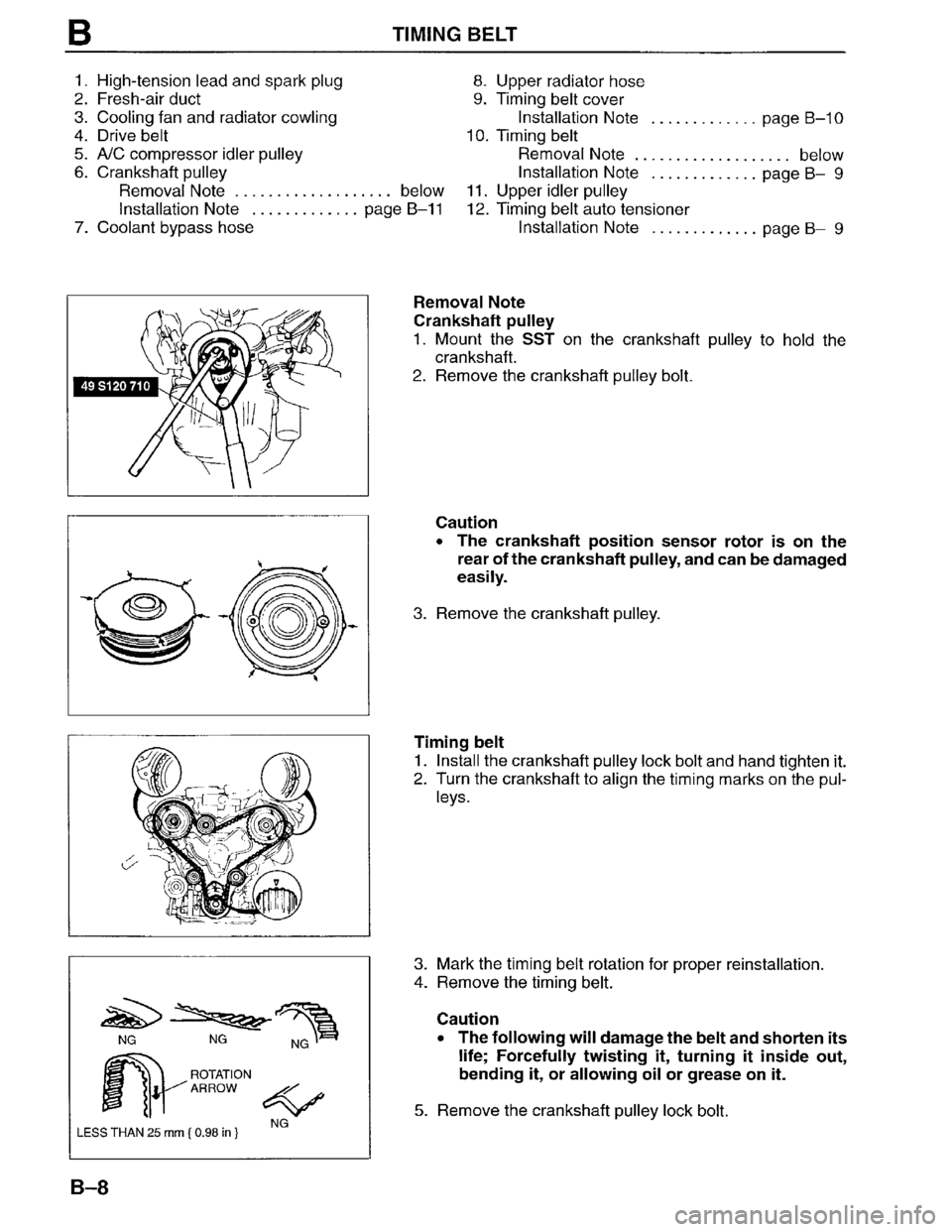 MAZDA MPV 1996  Workshop Manual 