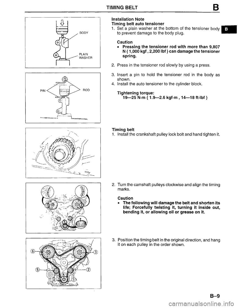 MAZDA MPV 1996  Workshop Manual 