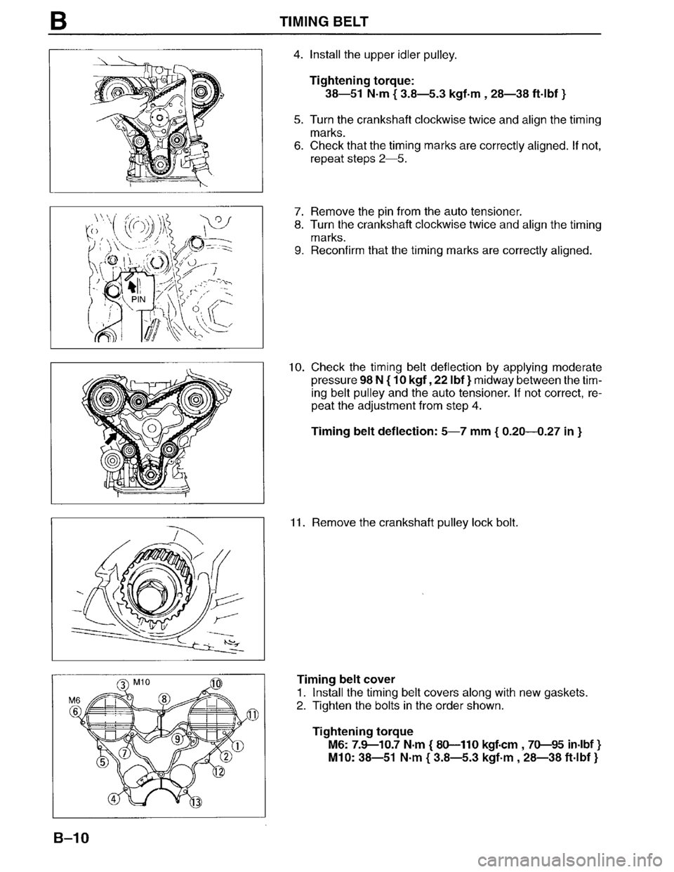 MAZDA MPV 1996  Workshop Manual 