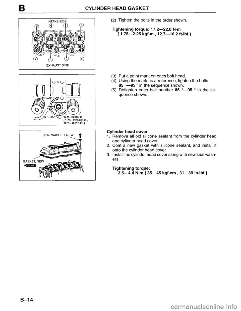MAZDA MPV 1996  Workshop Manual 