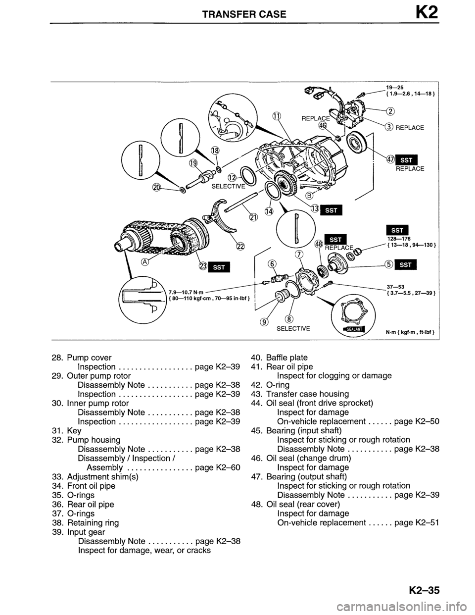 MAZDA MPV 1996  Workshop Manual 