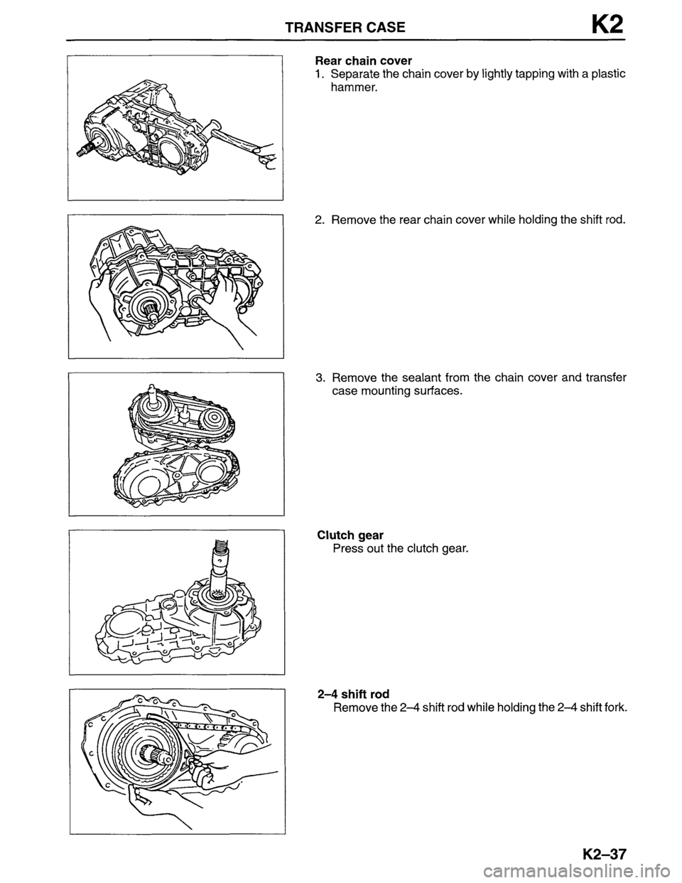 MAZDA MPV 1996  Workshop Manual 