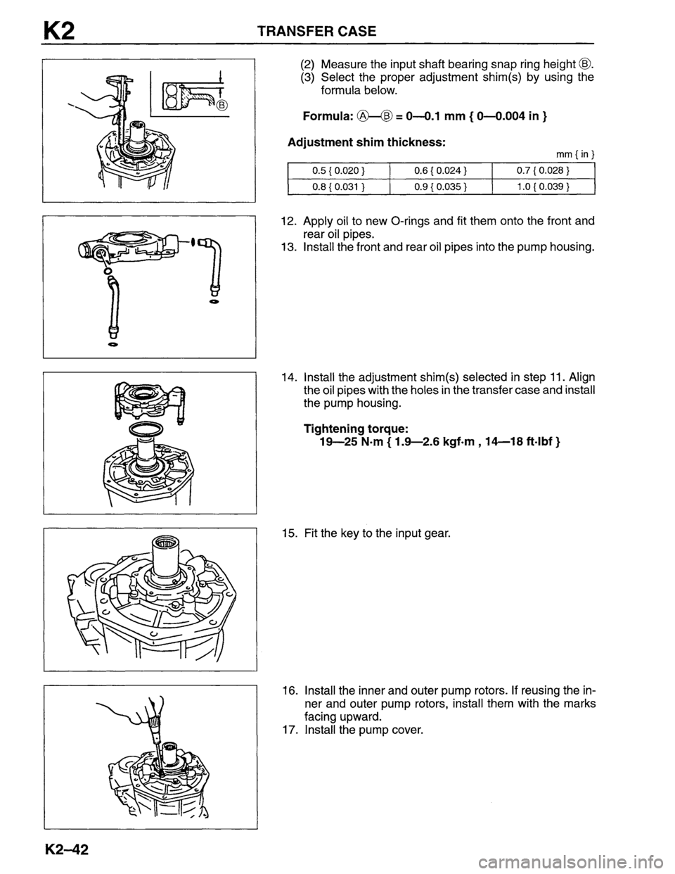 MAZDA MPV 1996  Workshop Manual 