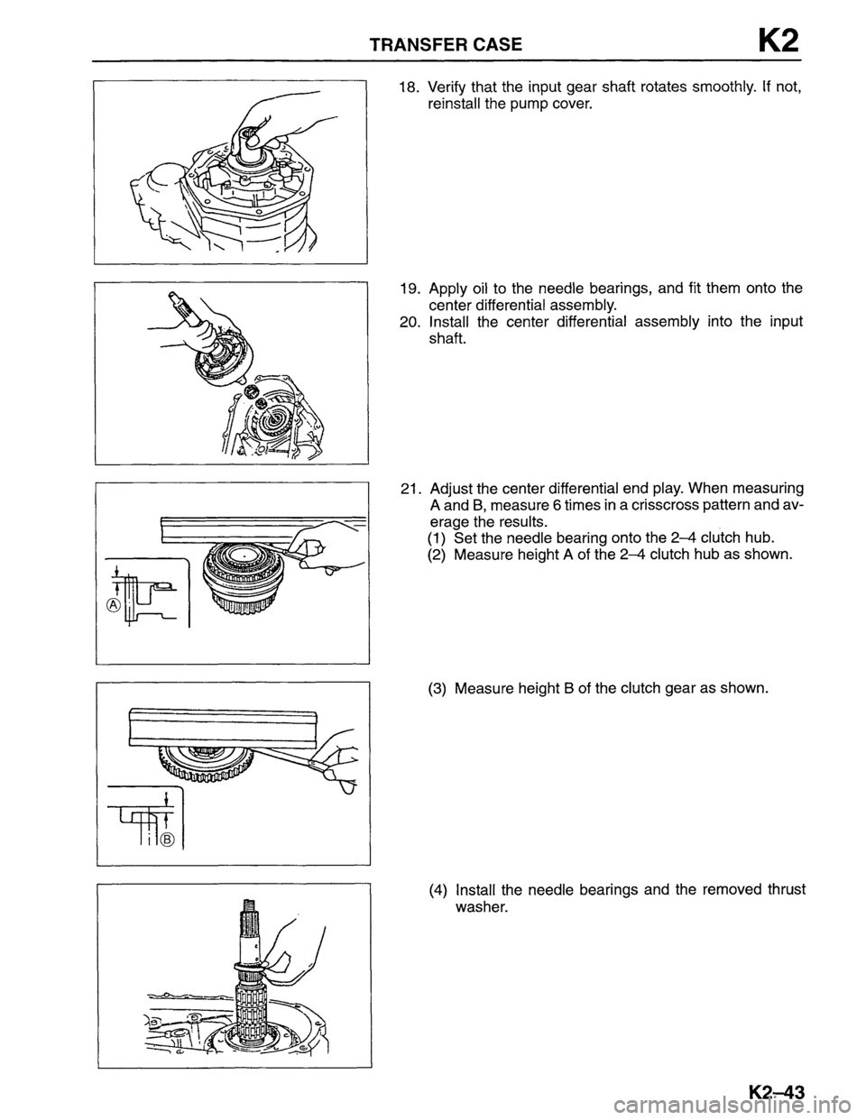 MAZDA MPV 1996  Workshop Manual 