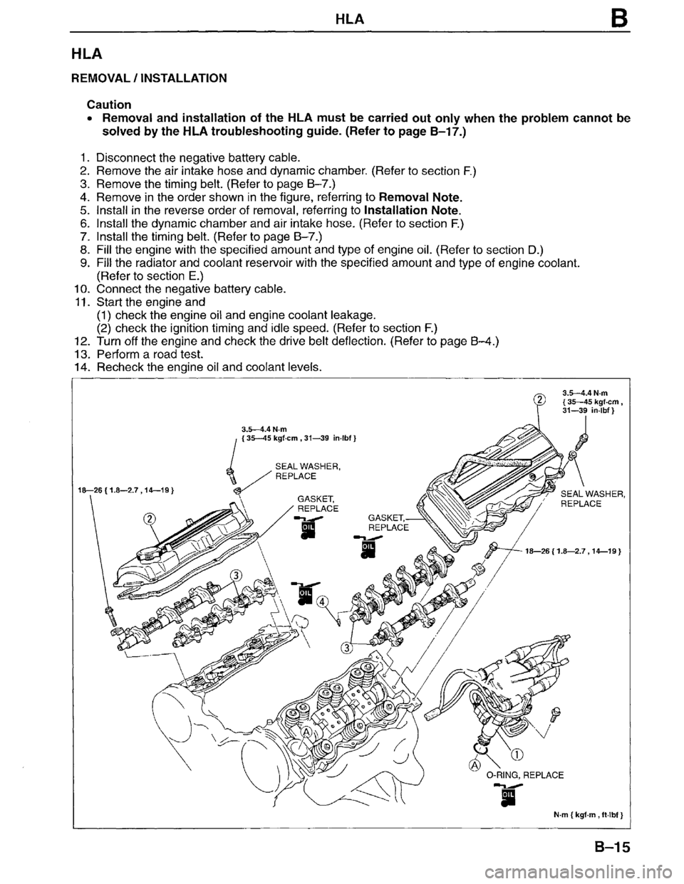 MAZDA MPV 1996  Workshop Manual 