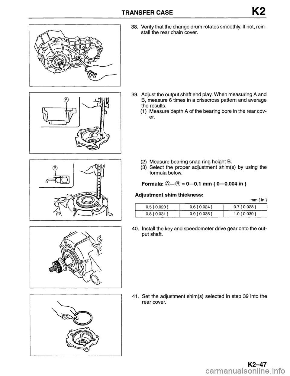 MAZDA MPV 1996  Workshop Manual 