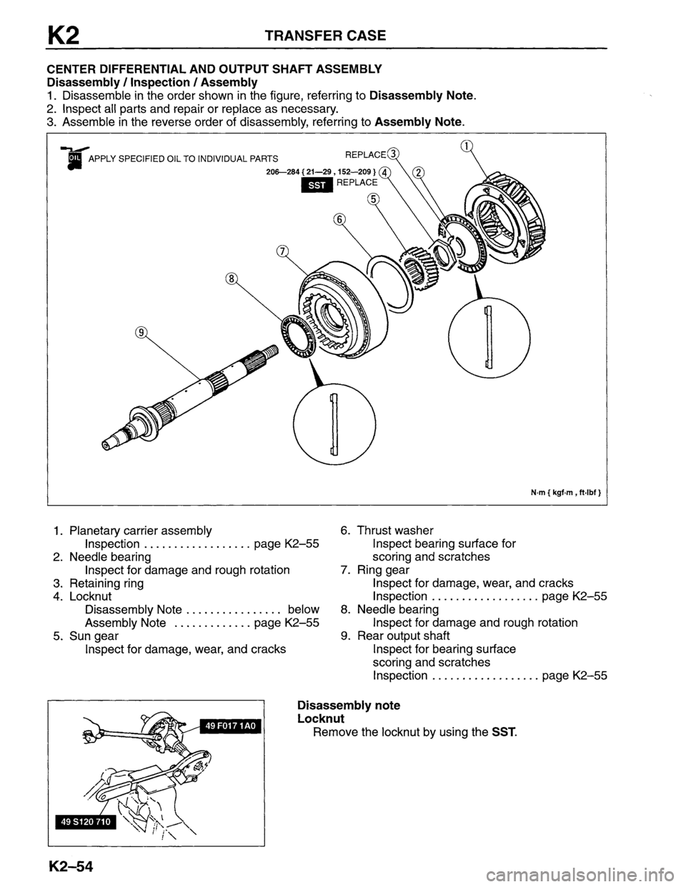MAZDA MPV 1996  Workshop Manual 