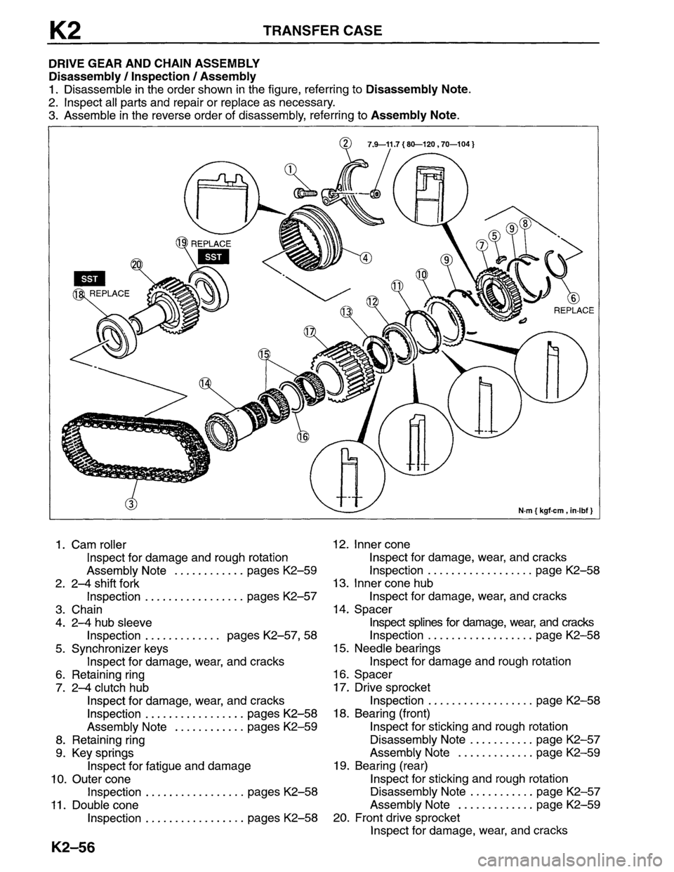 MAZDA MPV 1996  Workshop Manual 