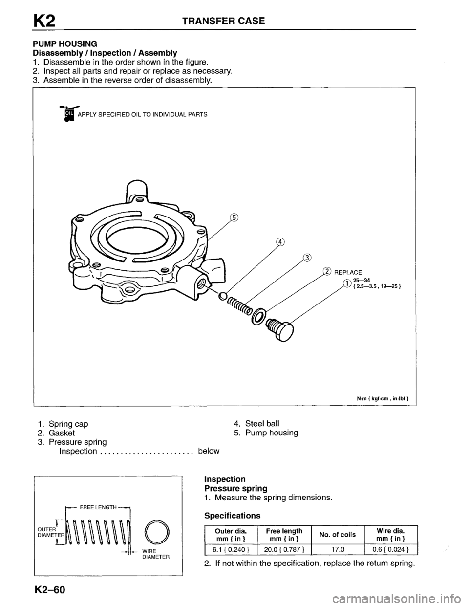 MAZDA MPV 1996  Workshop Manual 