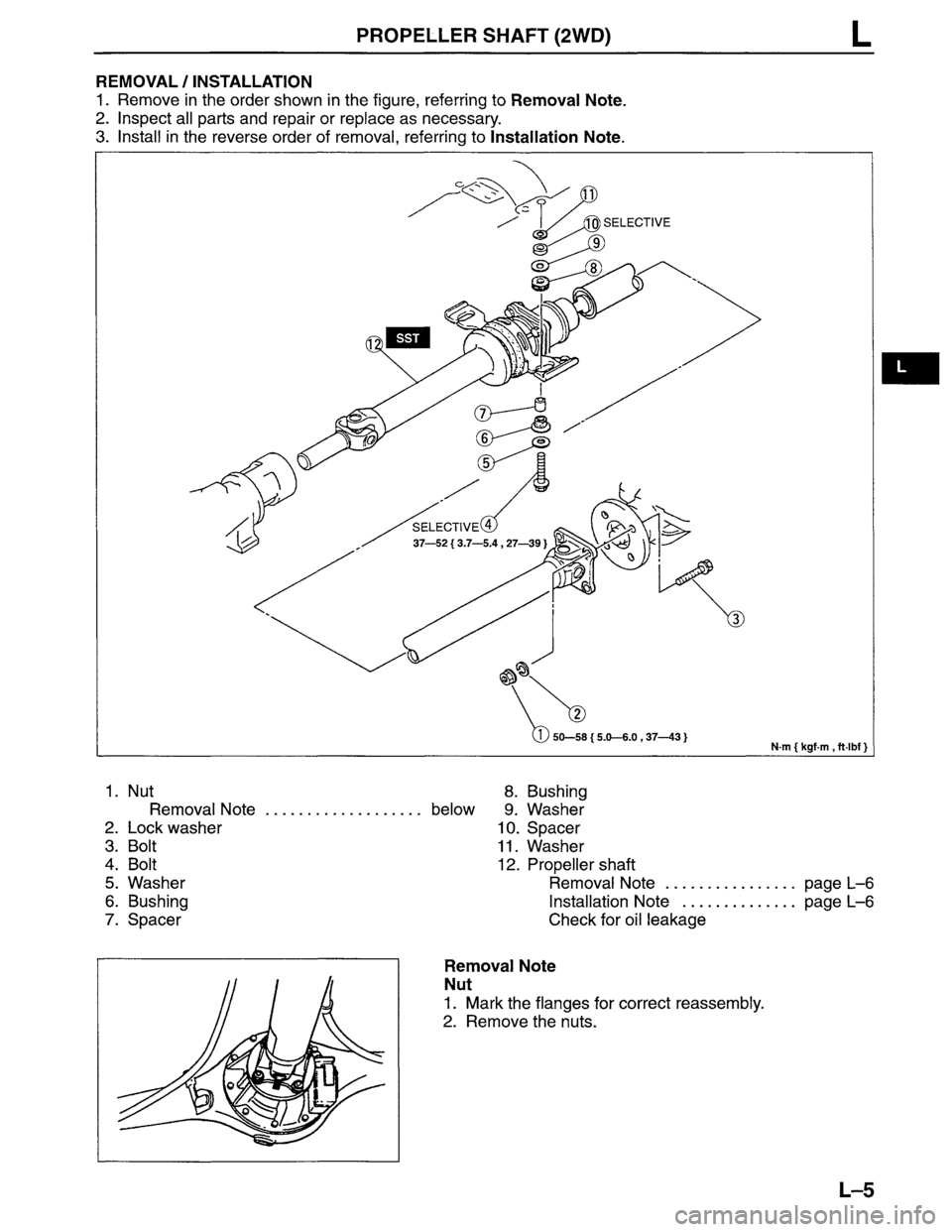 MAZDA MPV 1996  Workshop Manual 