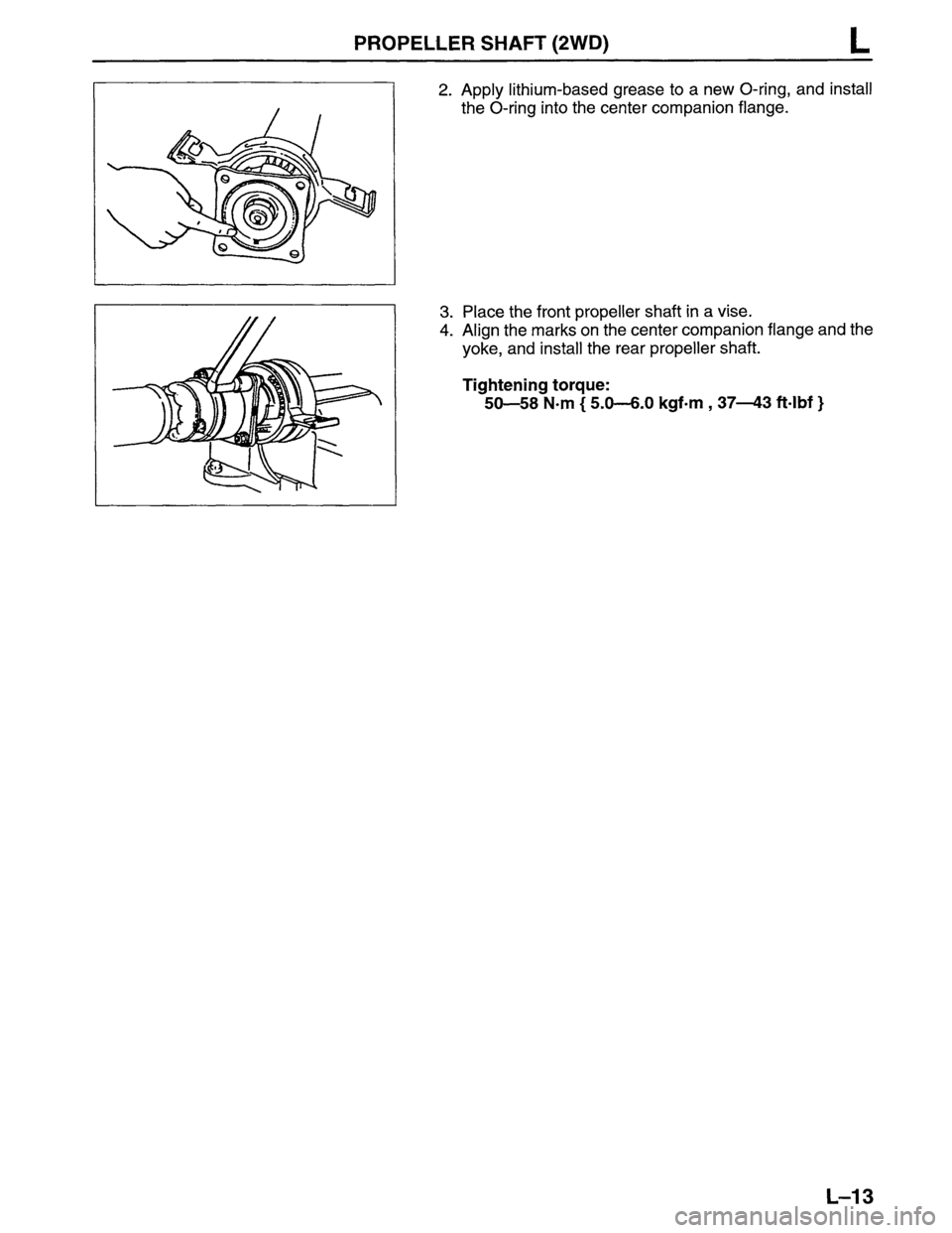MAZDA MPV 1996  Workshop Manual 