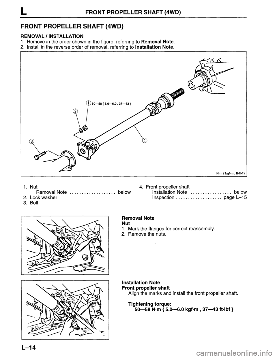MAZDA MPV 1996  Workshop Manual 