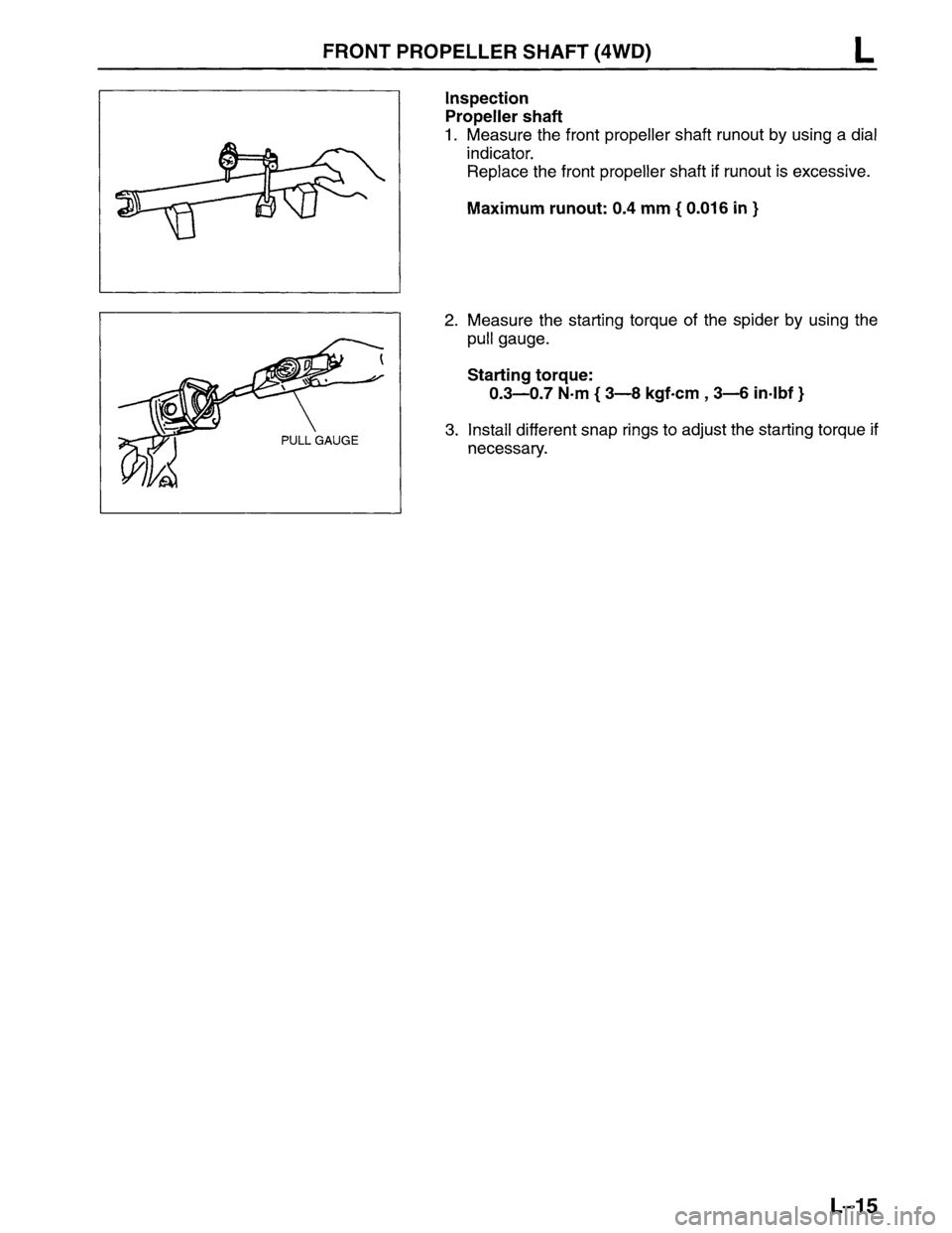 MAZDA MPV 1996  Workshop Manual 