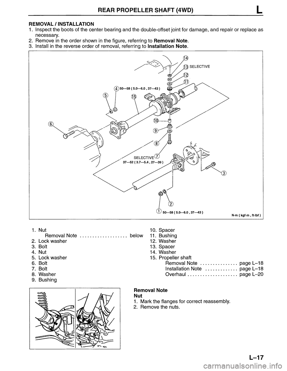 MAZDA MPV 1996  Workshop Manual 