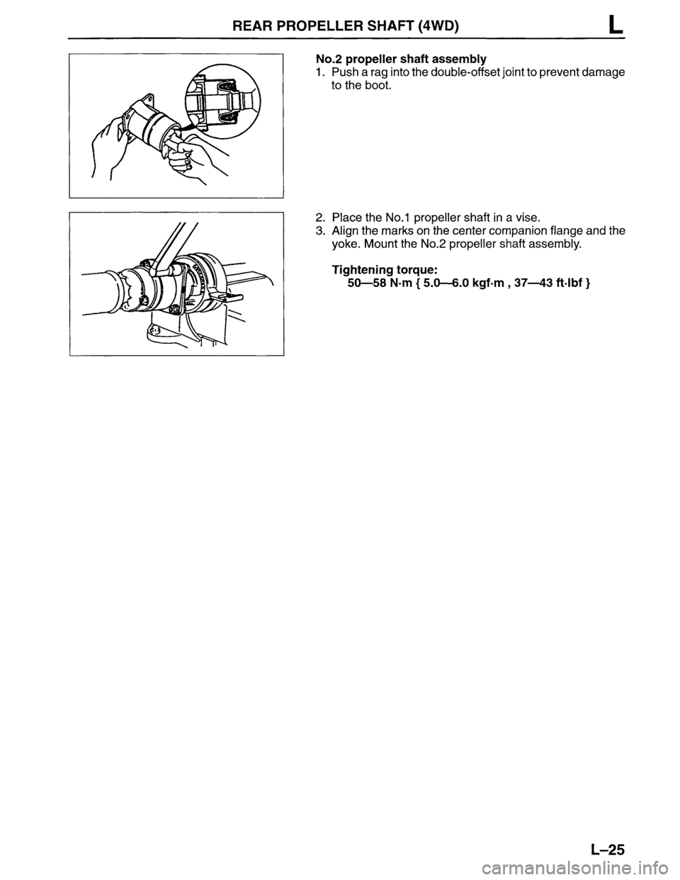 MAZDA MPV 1996  Workshop Manual 
