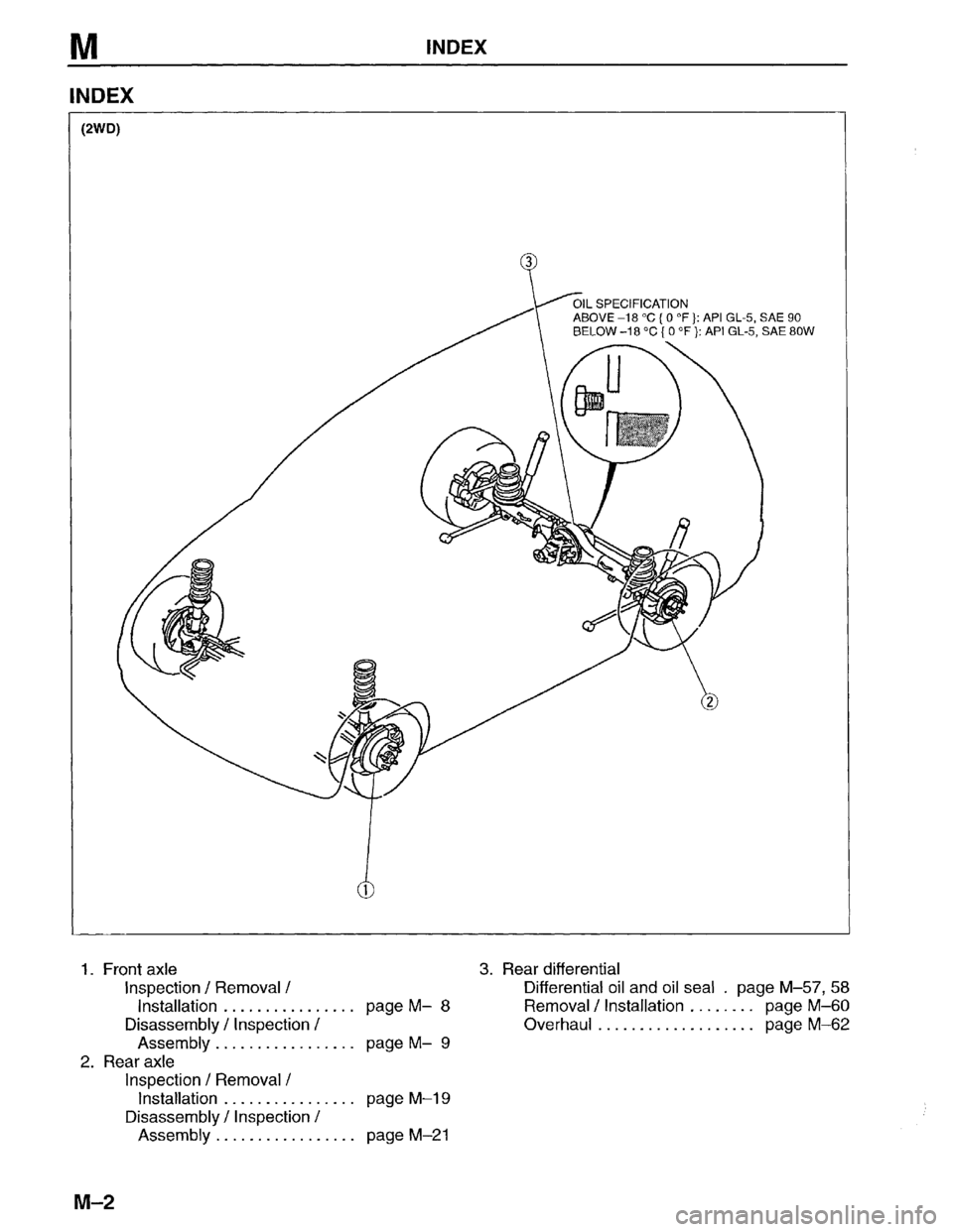MAZDA MPV 1996  Workshop Manual 