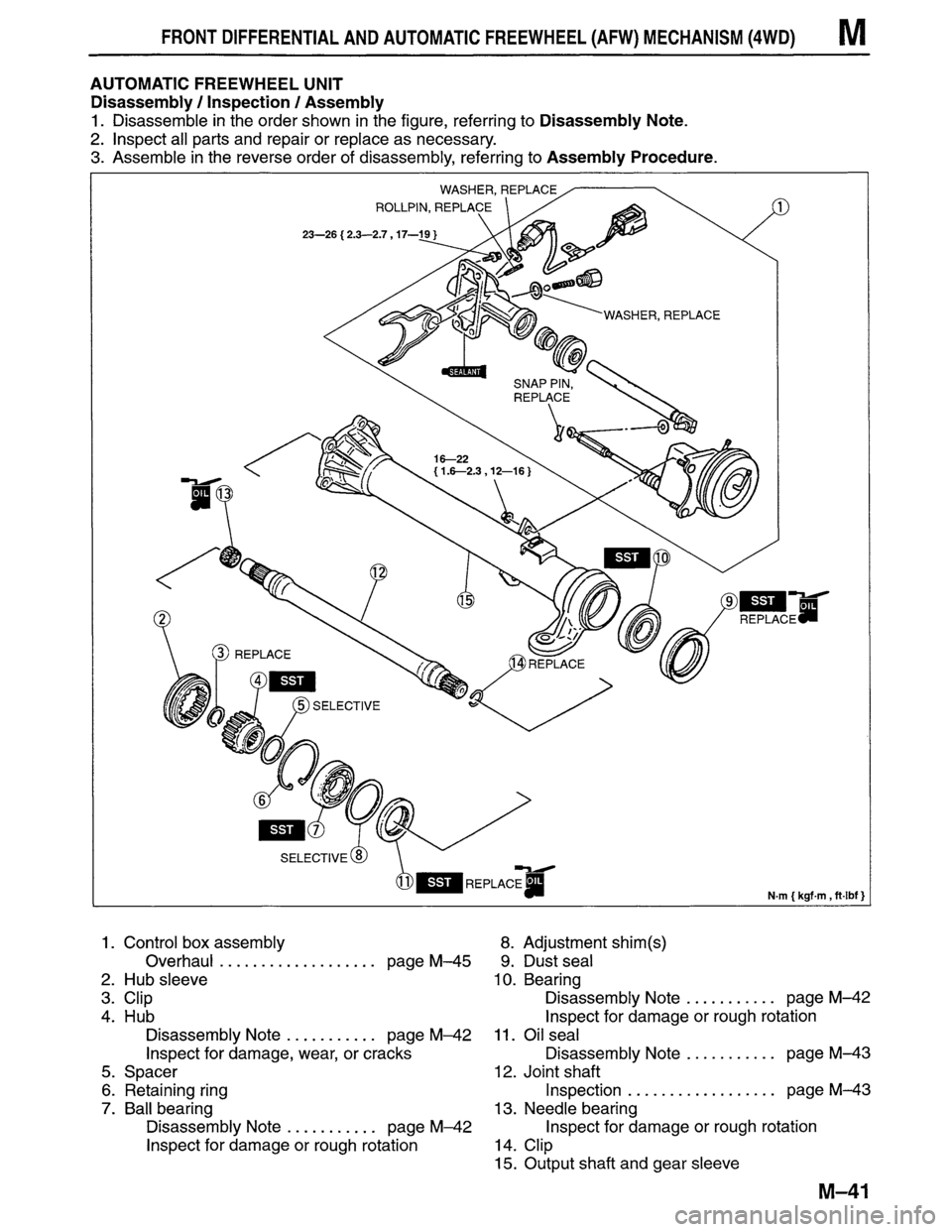 MAZDA MPV 1996  Workshop Manual 