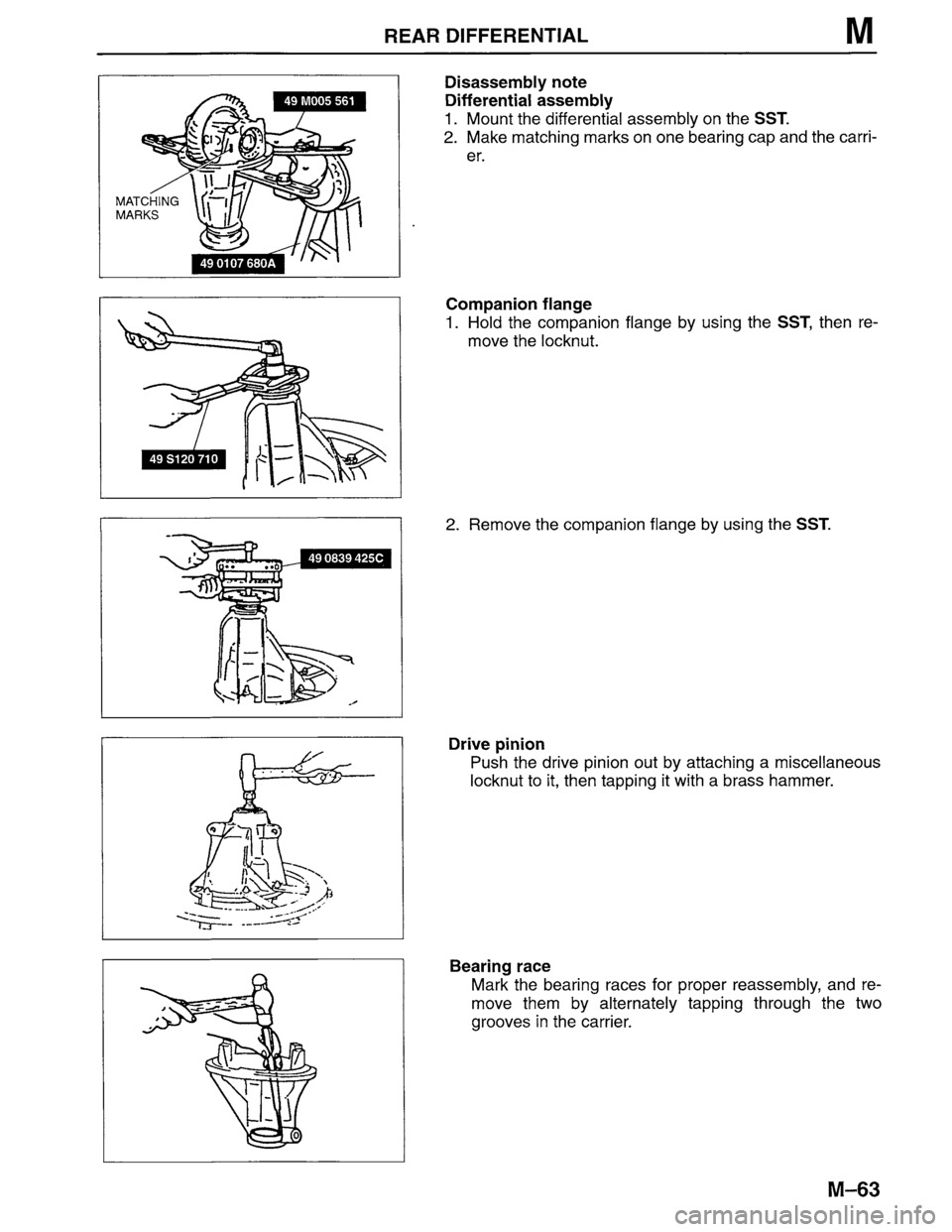MAZDA MPV 1996  Workshop Manual 