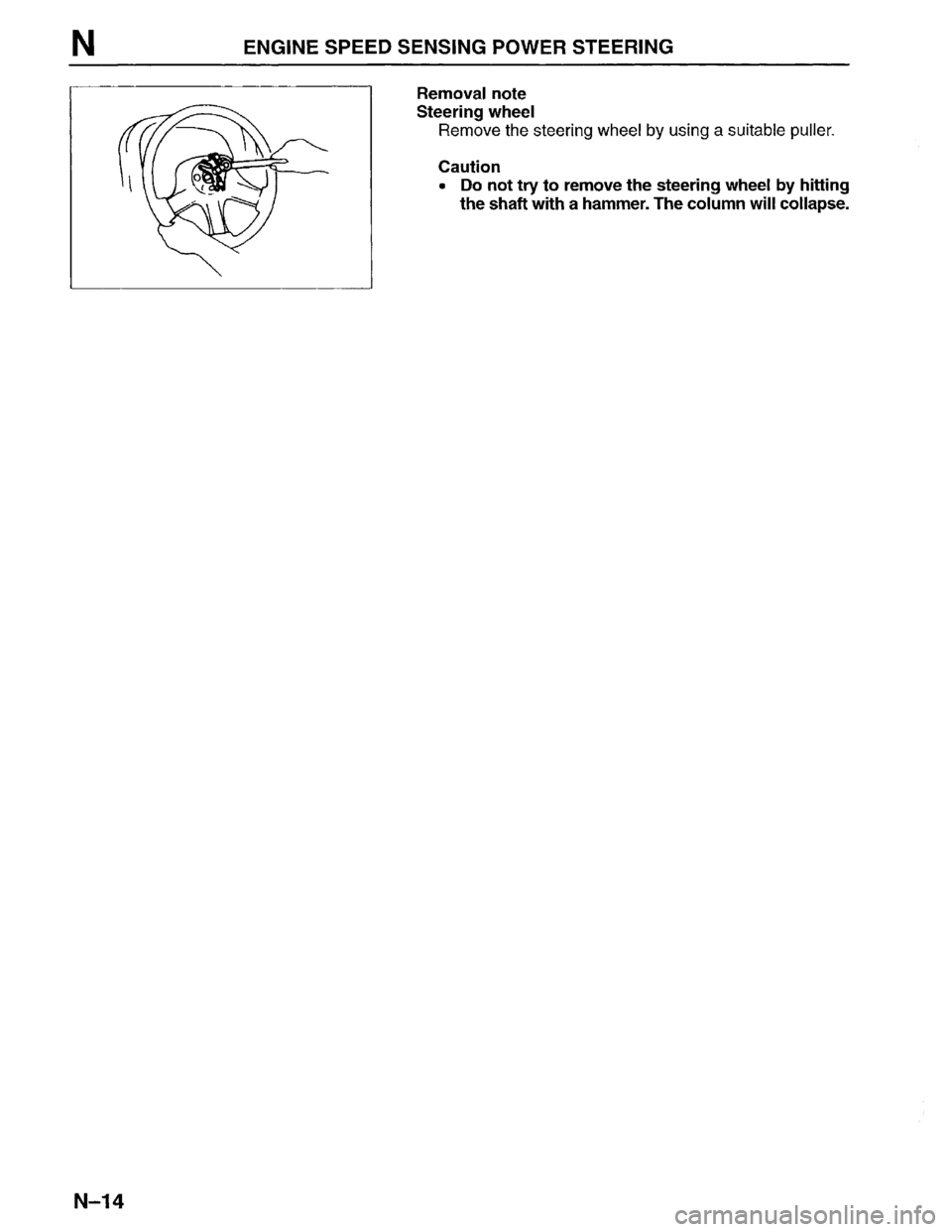MAZDA MPV 1996  Workshop Manual 