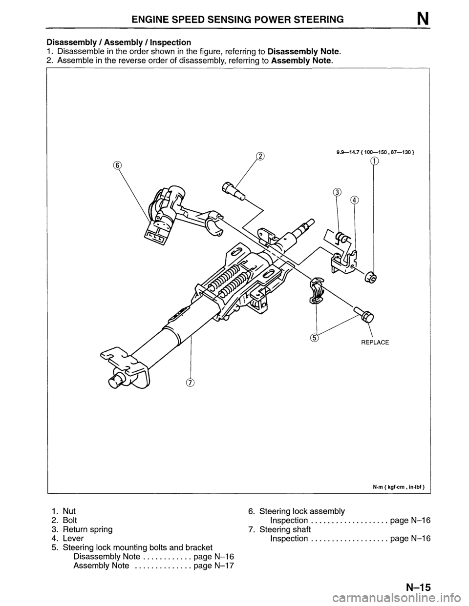MAZDA MPV 1996  Workshop Manual 