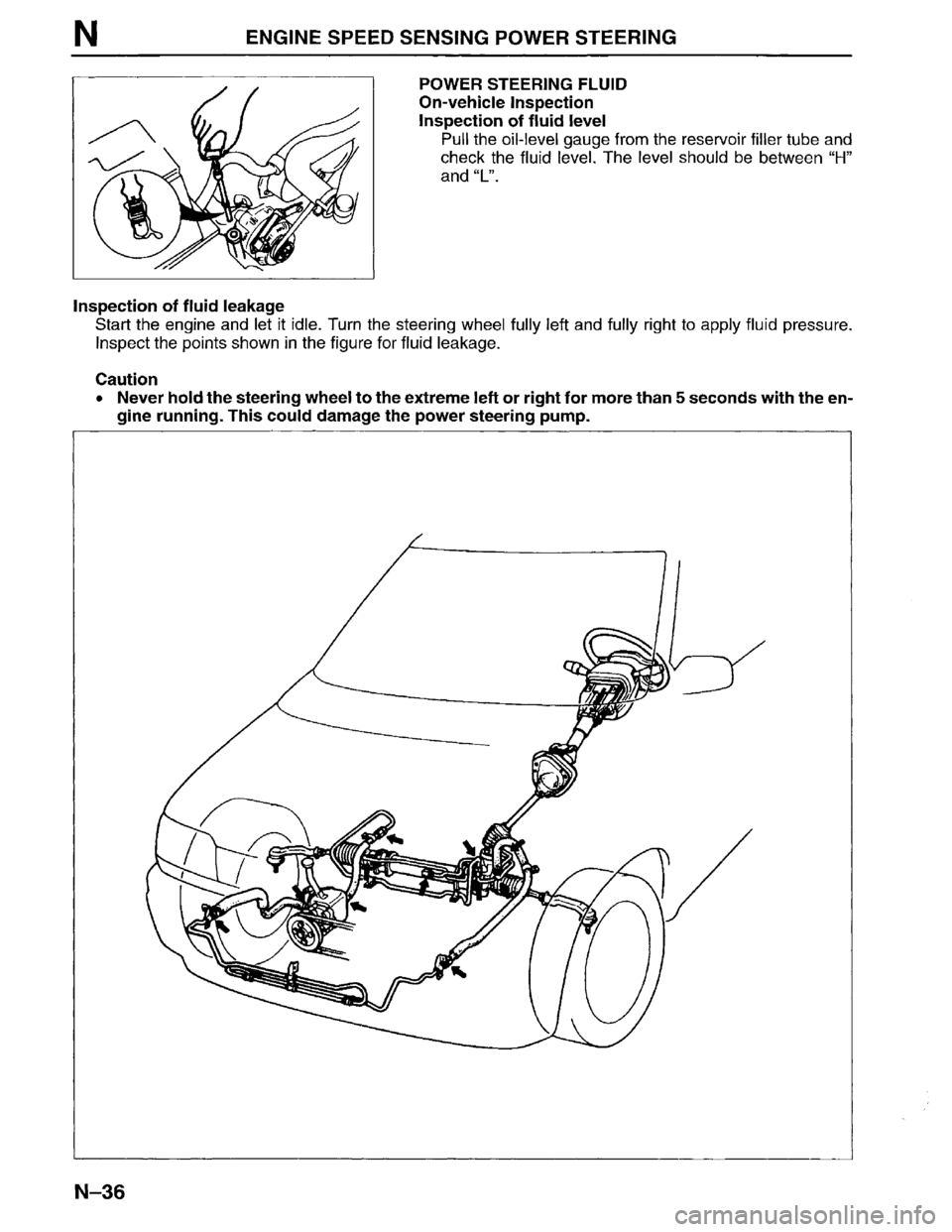 MAZDA MPV 1996  Workshop Manual 