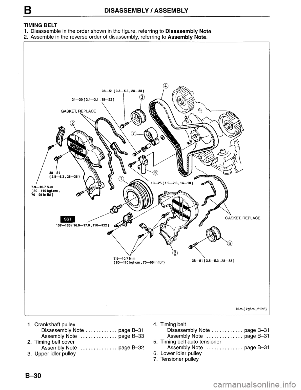 MAZDA MPV 1996  Workshop Manual 