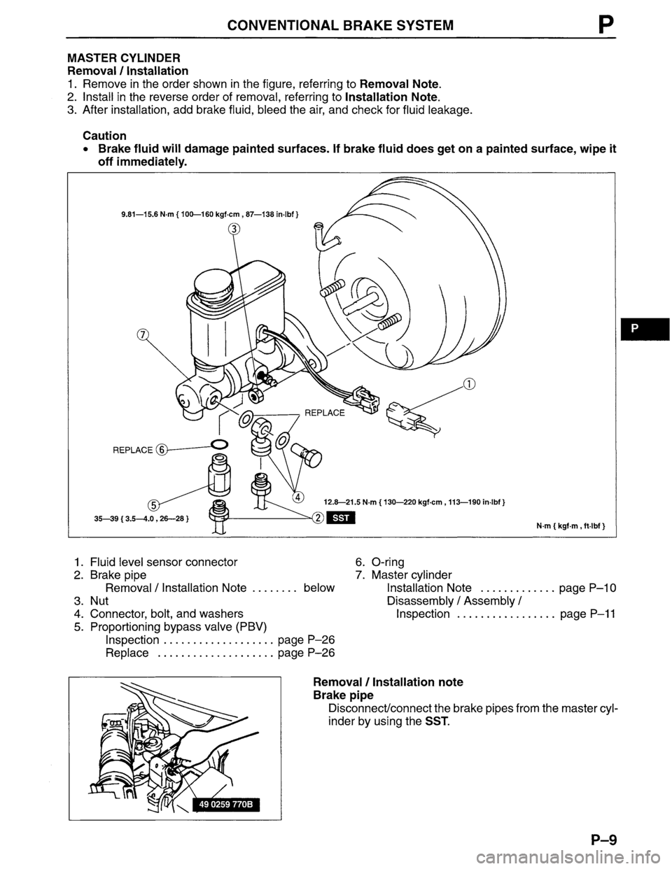 MAZDA MPV 1996  Workshop Manual 