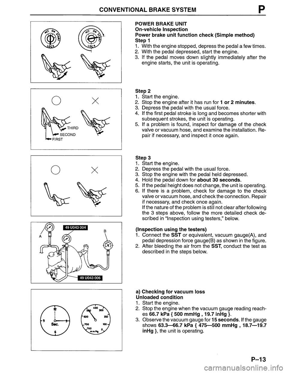 MAZDA MPV 1996  Workshop Manual 