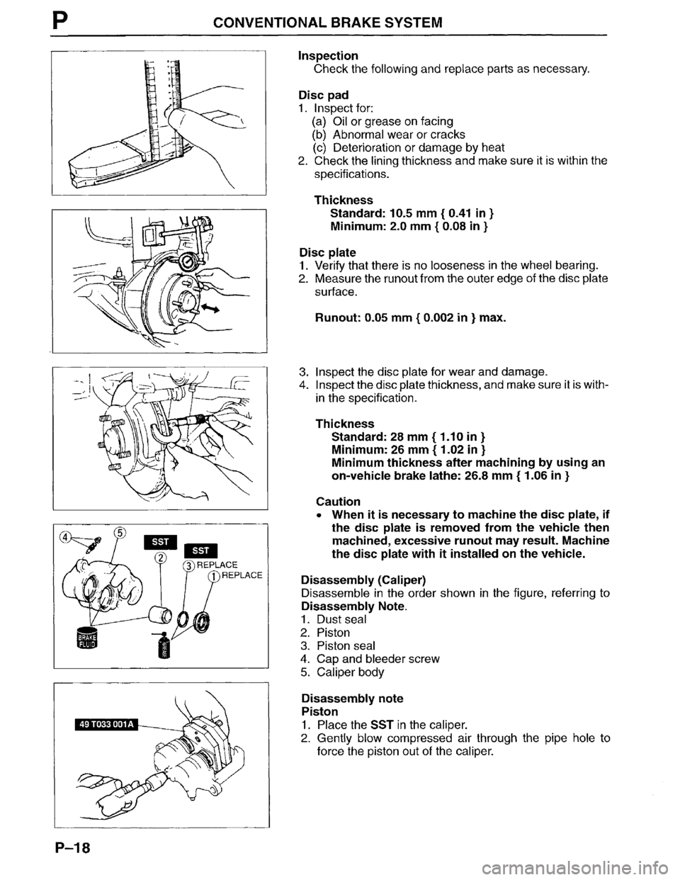 MAZDA MPV 1996  Workshop Manual 