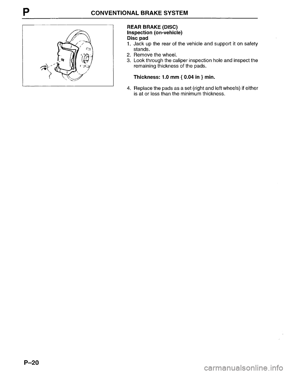 MAZDA MPV 1996  Workshop Manual 