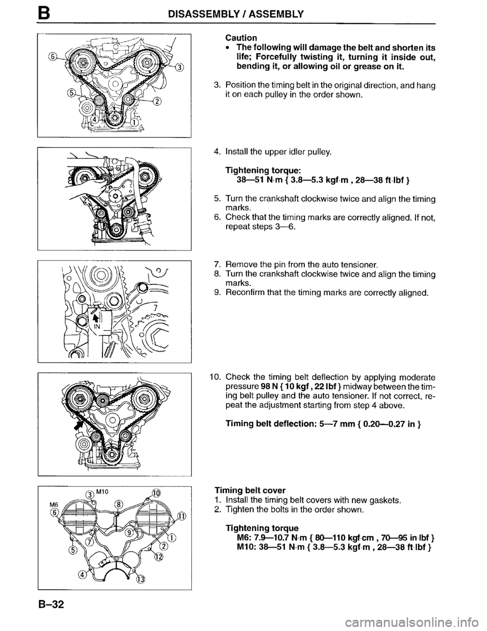 MAZDA MPV 1996  Workshop Manual 