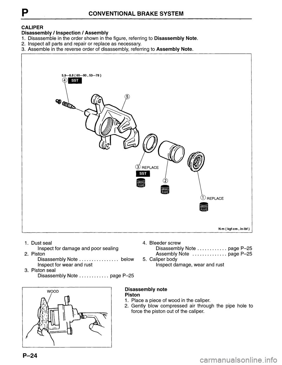 MAZDA MPV 1996  Workshop Manual 