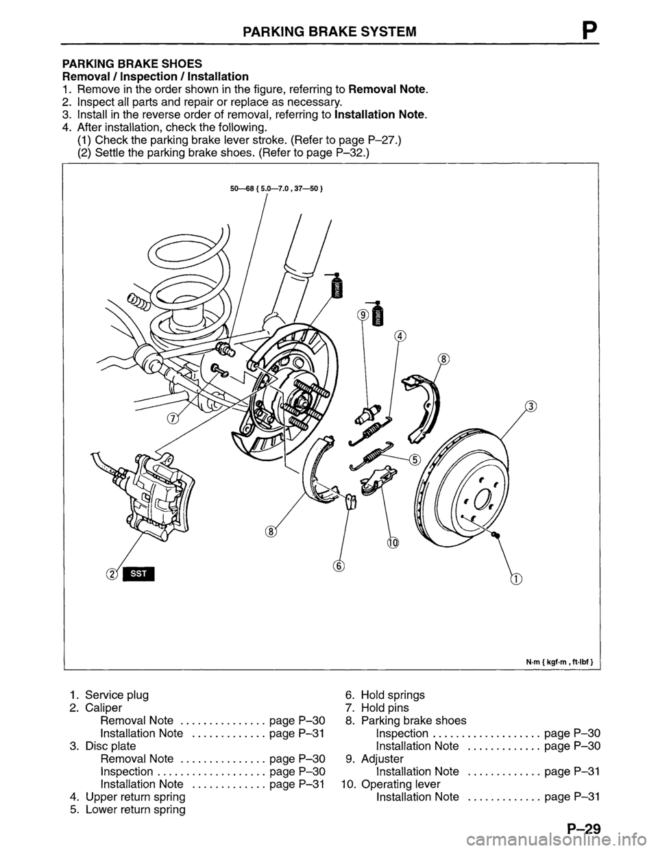 MAZDA MPV 1996  Workshop Manual 