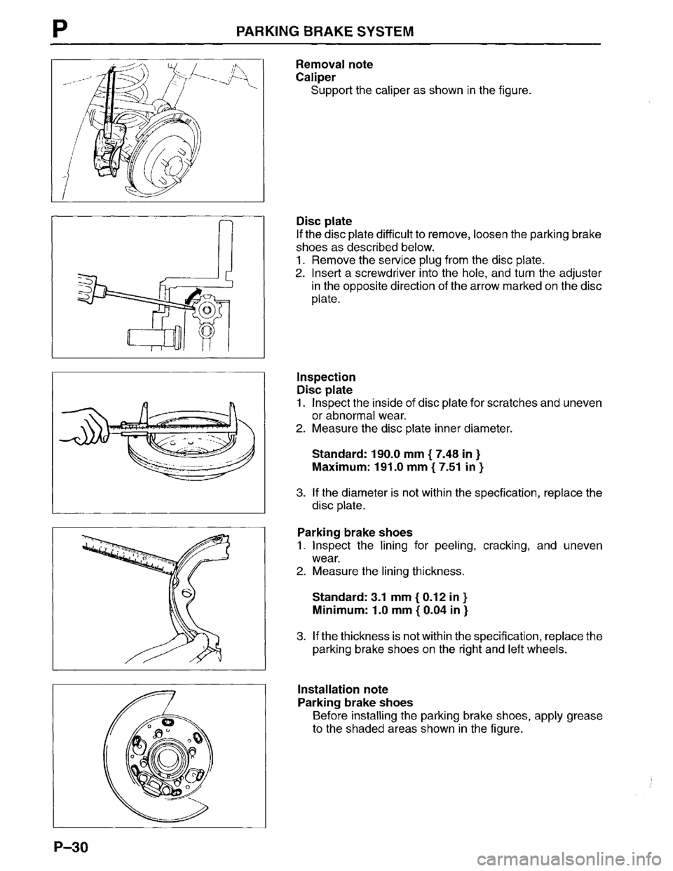 MAZDA MPV 1996  Workshop Manual 