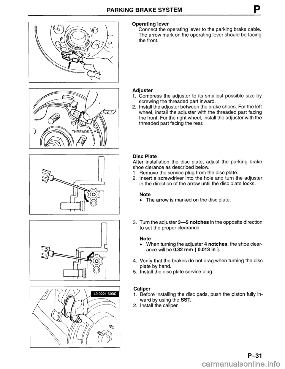 MAZDA MPV 1996  Workshop Manual 