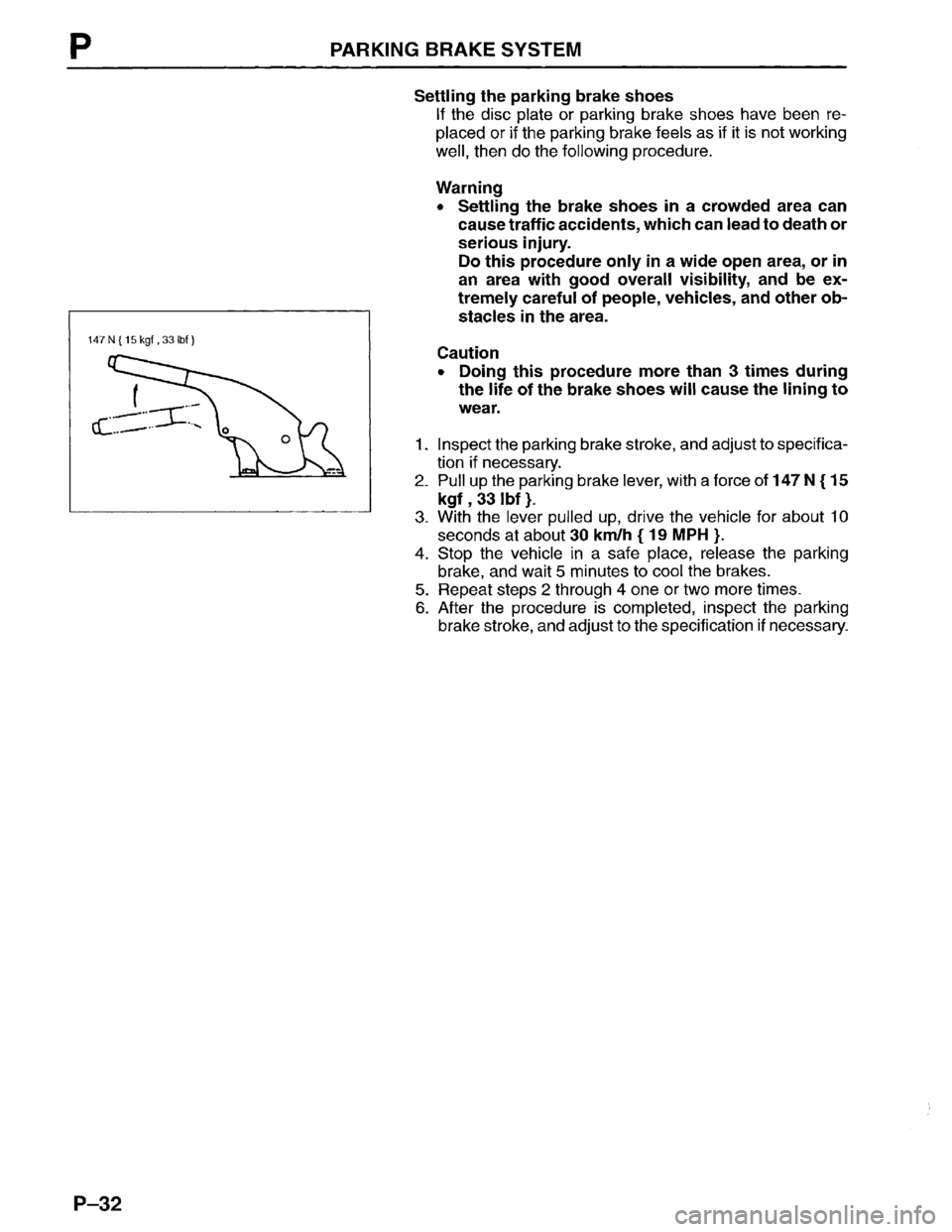 MAZDA MPV 1996  Workshop Manual 