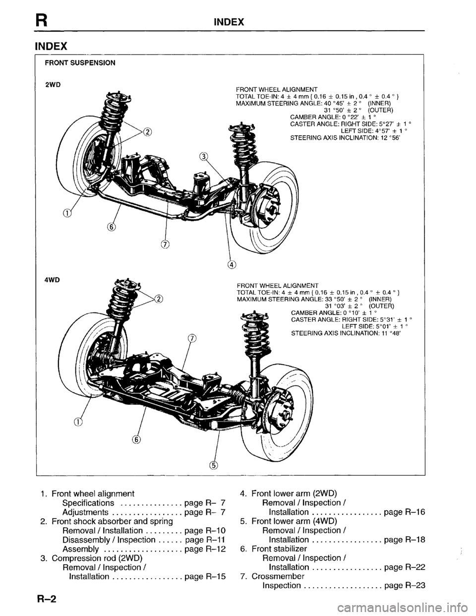 MAZDA MPV 1996  Workshop Manual 