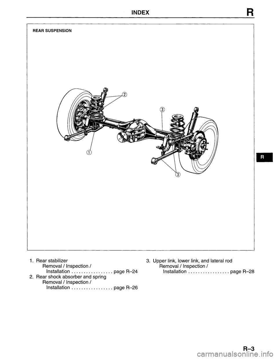 MAZDA MPV 1996  Workshop Manual 