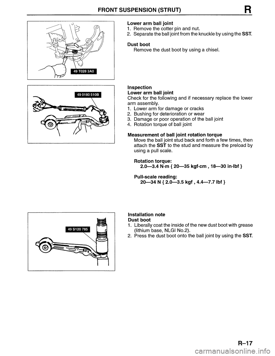 MAZDA MPV 1996  Workshop Manual 