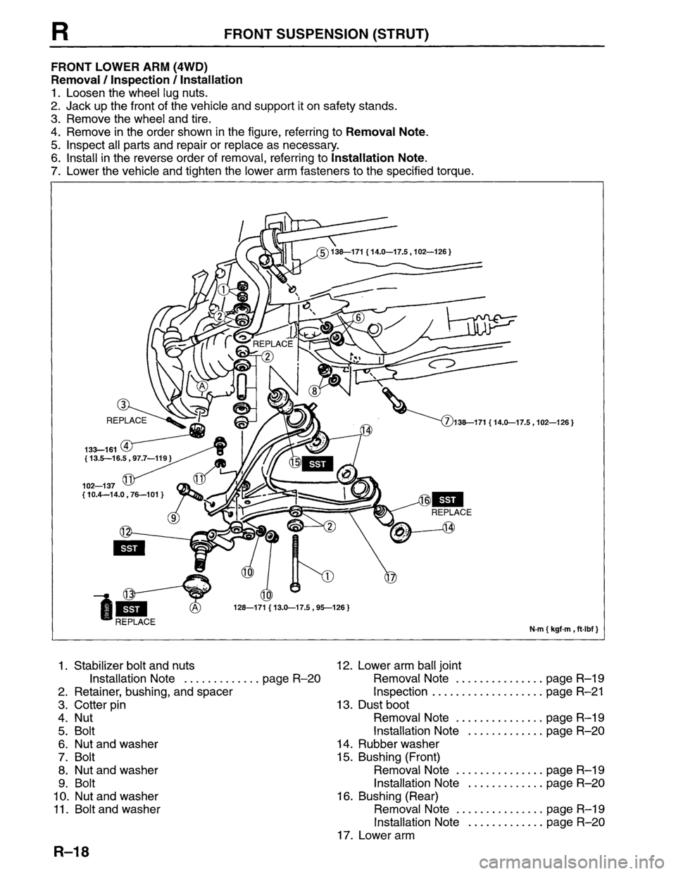 MAZDA MPV 1996  Workshop Manual 