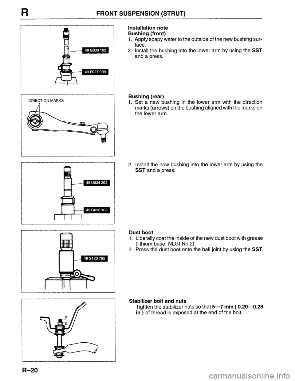 MAZDA MPV 1996  Workshop Manual 