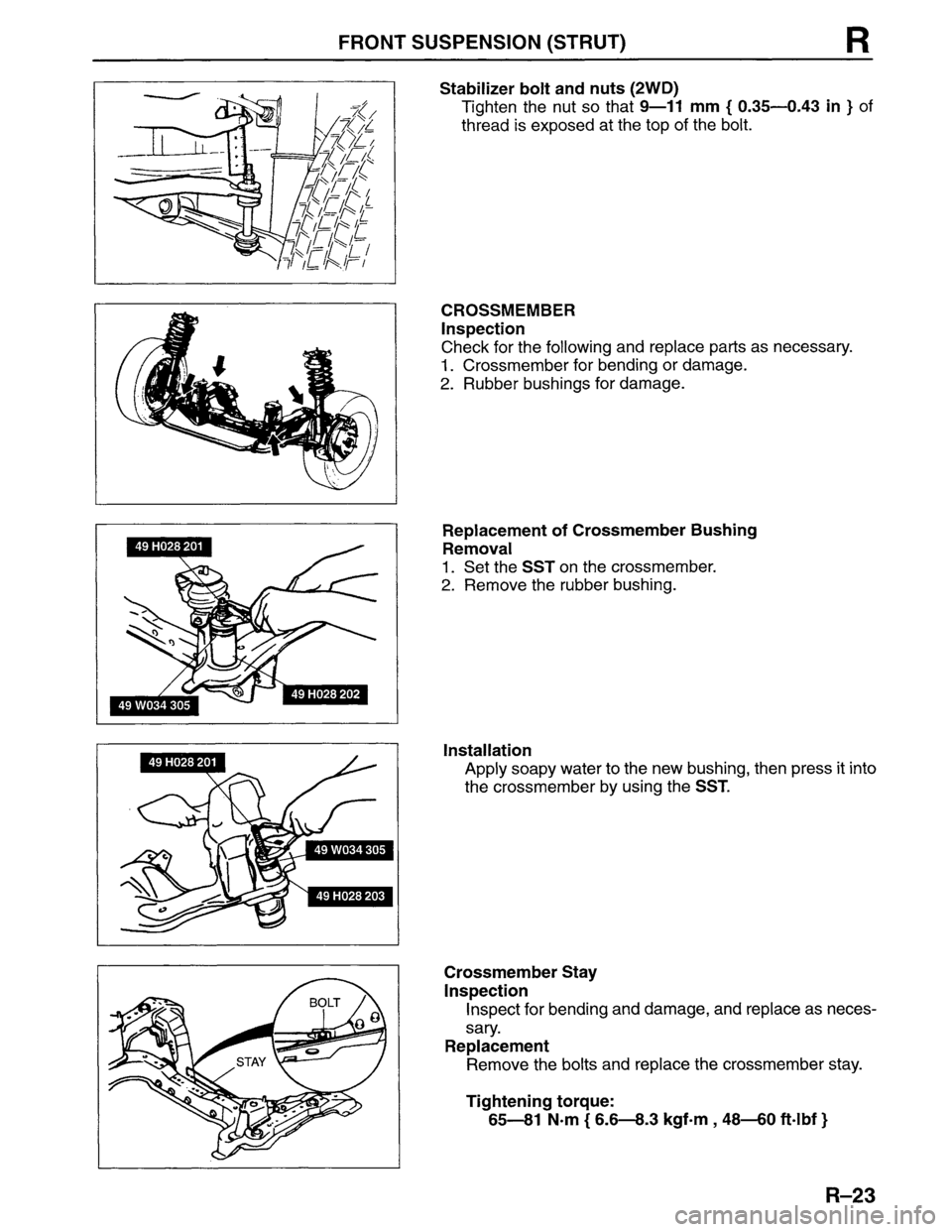 MAZDA MPV 1996  Workshop Manual 