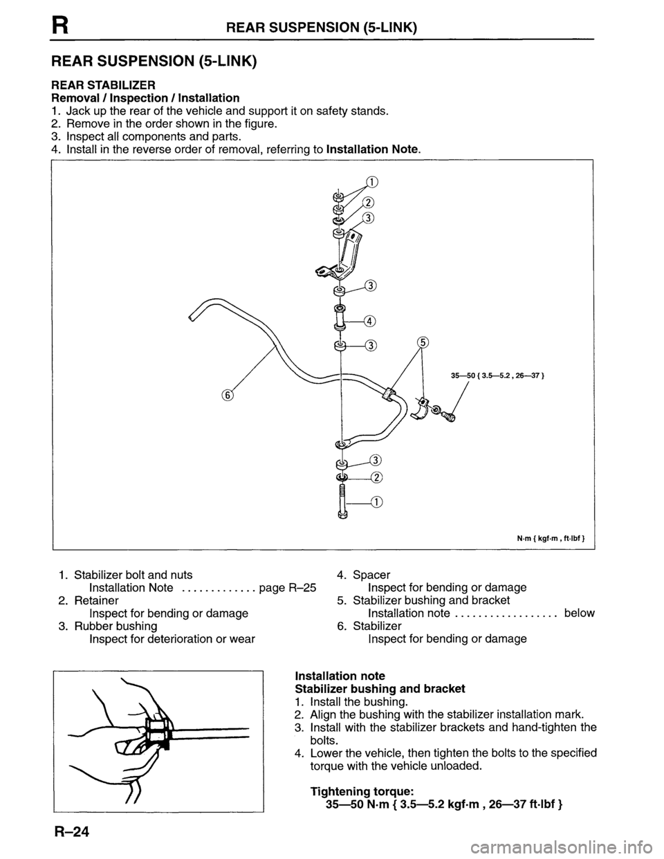MAZDA MPV 1996  Workshop Manual 